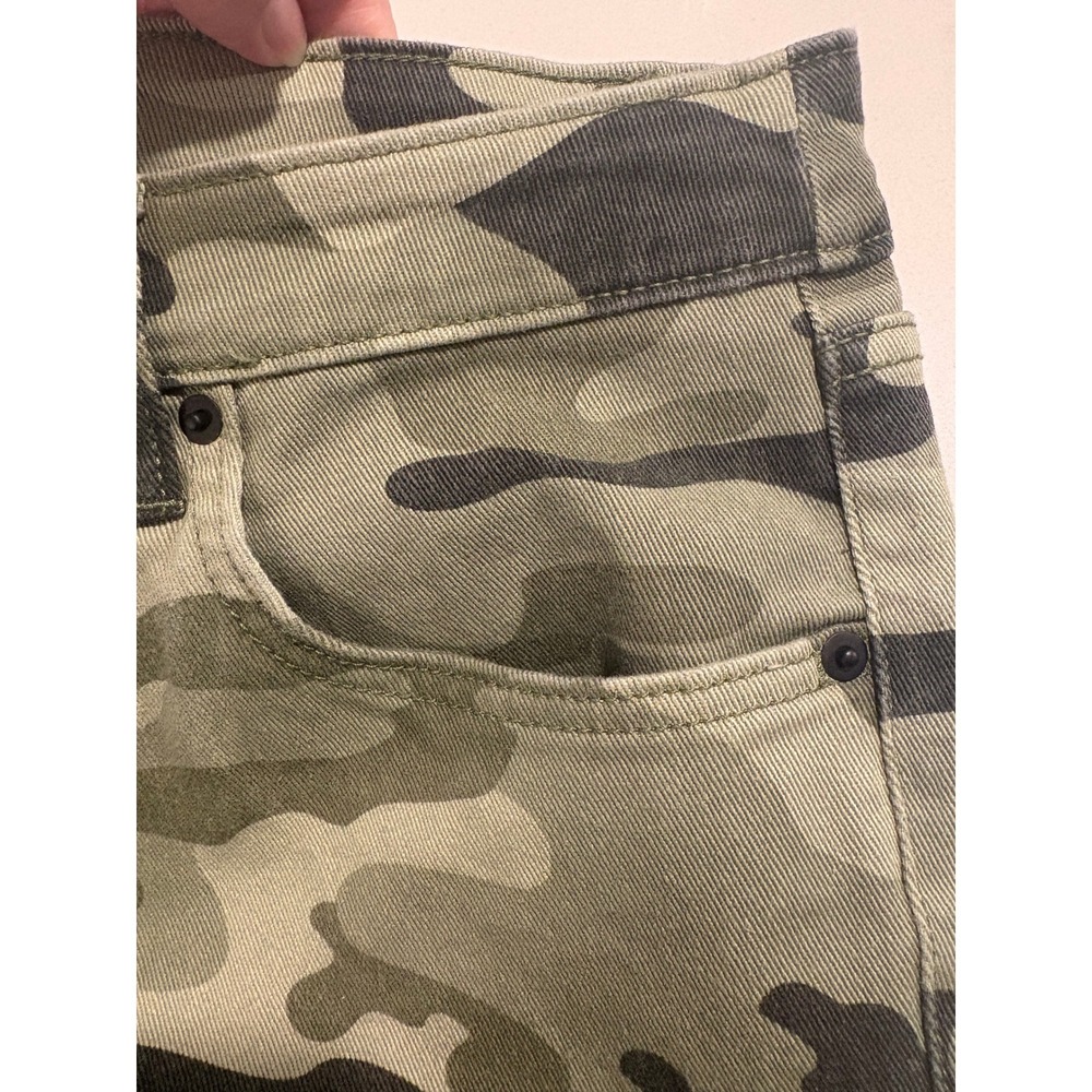 Nili Lotan x Target Camo Print High Rise Pants Green Camouflage Size 14 - Picture 5 of 9